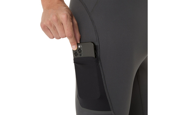Legginsy Asics Road Winter Tight szare męskie