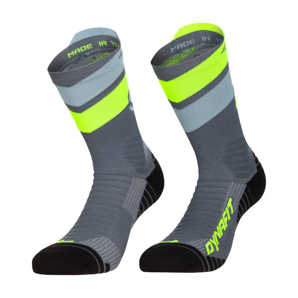 Skarpety Dynafit Ultra Crew Socks szaro-zielone