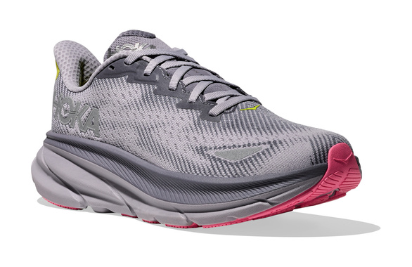 Buty Hoka Clifton 9 z membraną G-TX (wodoodporne) damskie szare (GYSK) AW25