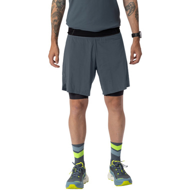 Spodenki Dynafit Ultra 2-in-1 Shorts szaro-czarne męskie SS26