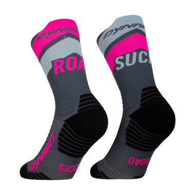 Skarpety Dynafit Ultra Crew Socks szaro-różowe