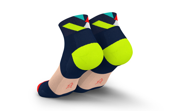 Skarpety Incylence Ultralight Strikes Short Navy Blue Inferno (Low Cut) kolorowe