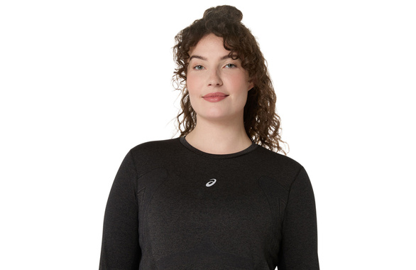 Koszulka Asics Road Seamless Ls Top damska czarna AW25