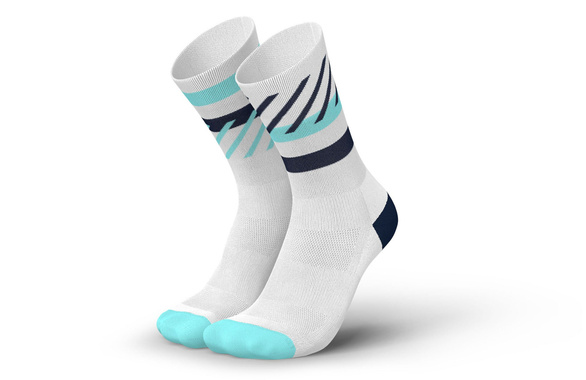 Skarpety Incylence Running Disrupts Navy Blue Mint (High Cut) biało-niebieskie