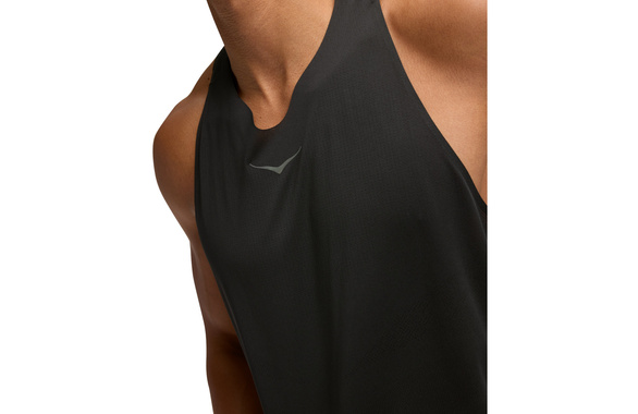 Koszulka Hoka Race Day Singlet czarna męska