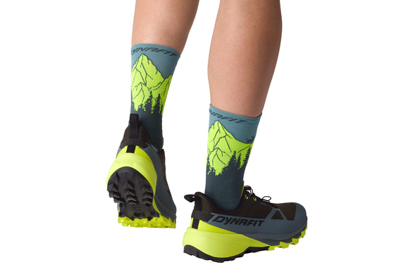 Skarpety Dynafit Traverse Crew Socks szaro-niebieskie