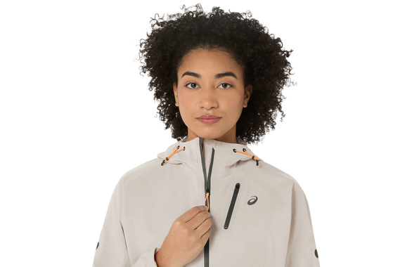 Kurtka Asics Fujitrail Elite Waterproof Jacket damska kremowa AW25