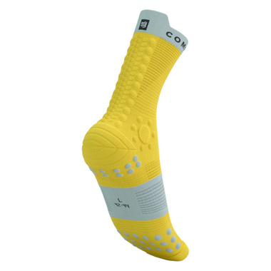 Skarpety Compressport Pro Racing Socks V4.0 Trail (Maize / Dawn Blue) żółte