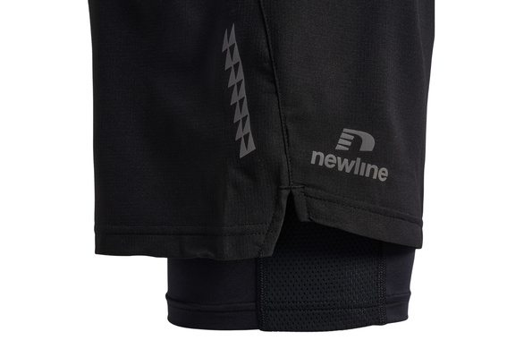 Spodenki Newline Dallas Shorts 2in1 damskie czarne