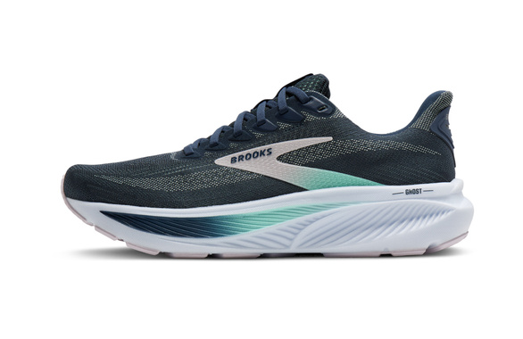 Buty Brooks Ghost 17 damskie granatowo-różowe SS26