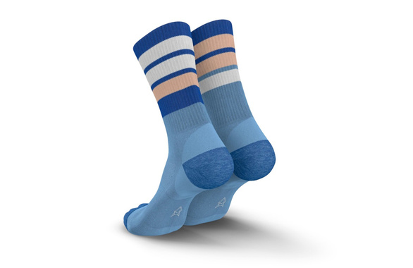 Skarpety Incylence Merino Strive Blue Light Pink (High Cut) niebiesko-różowe