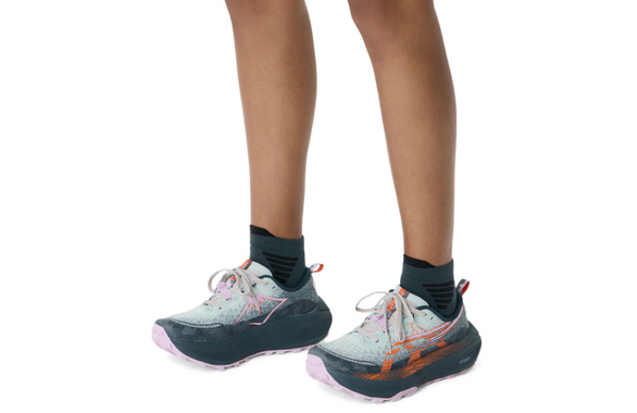 Skarpety Asics Fujitrail Quarter Sock ciemnozielone