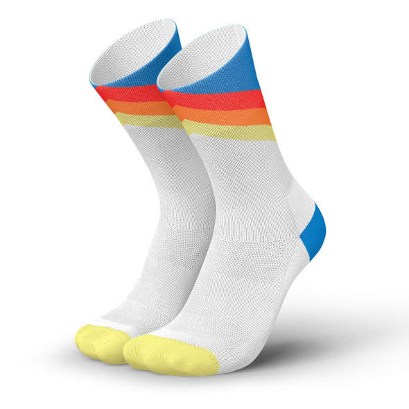 Skarpety Incylence Running Grades Blue Inferno (High Cut) biało-niebieskie