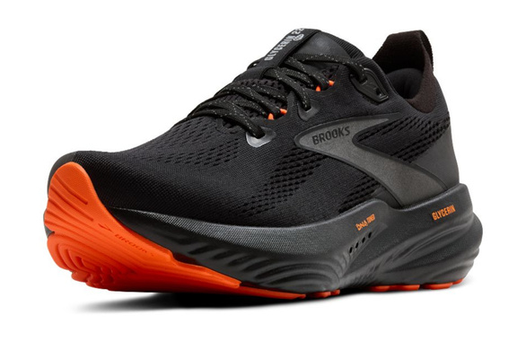 Buty Brooks Glycerin 22 czarno-pomarańczowe męskie AW25