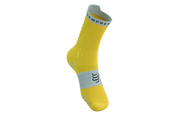 Skarpety Compressport Pro Racing Socks V4.0 Trail (Maize / Dawn Blue) żółte