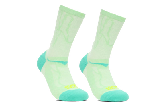 Skarpety Hoka Clifton Crew Run Sock zielone