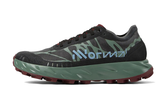 Buty NNormal Kjerag Brut czarno-zielone męskie AW25