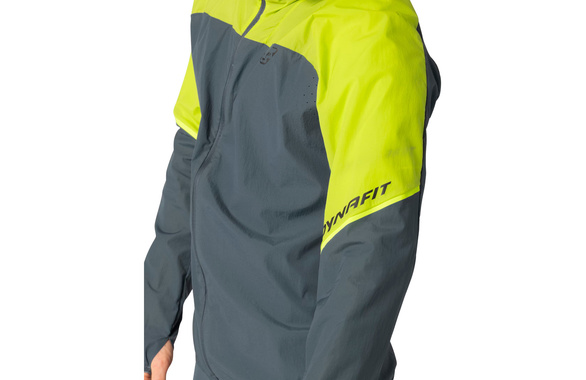 Kurtka Dynafit Alpine Wind Jacket szaro-żółta męska 