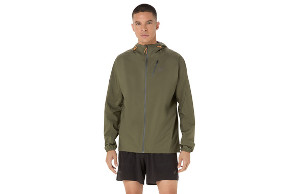 Kurtka Asics Fujitrail Elite Waterproof Jacket zielona męska AW25