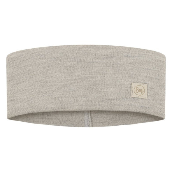 Opaska Buff Merino Wide Headband Solid Cloud beżowa