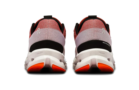 Buty On Cloudsurfer damskie szaro-czerwone AW24