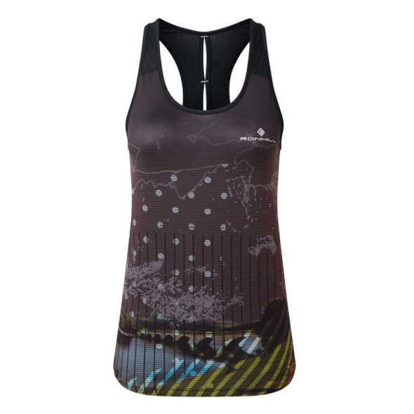 Koszulka Ronhill Tech Revive Racer Vest damska czarna