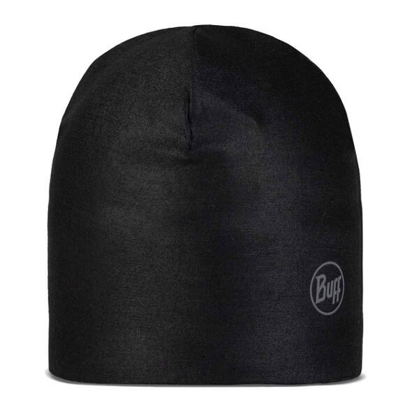 Czapka Buff ThermoNet Beanie Solid Black czarna z materiału thermonet