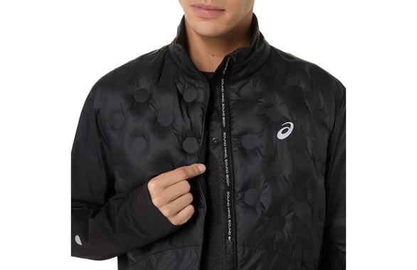 Kurtka Asics Road Winter Jacket czarna męska