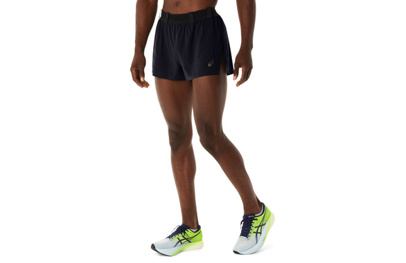 Spodenki Asics Metarun Split Short czarne męskie 