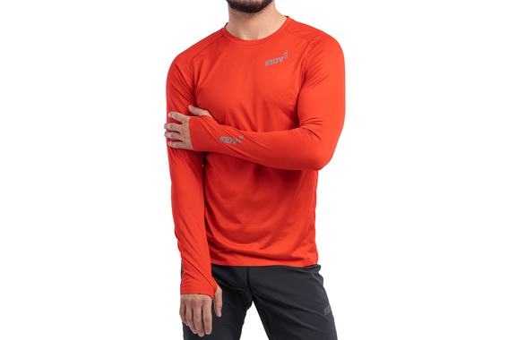 Koszulka Inov-8 Base Elite LS czerwona męska