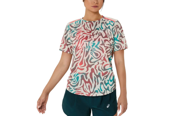 Koszulka Asics Road All Over Print SS Top kolorowa