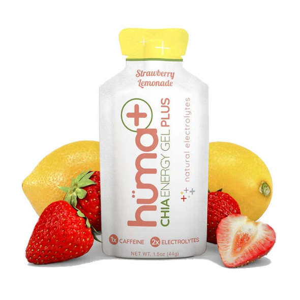 Żel Huma Gel Plus 44 g truskawka + cytryna + elektrolity + kofeina