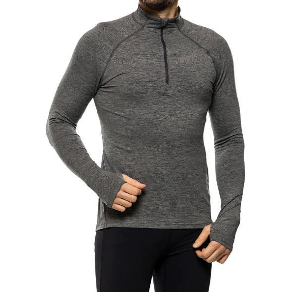 Bluza Train Elite Mid Half Zip szara męska 