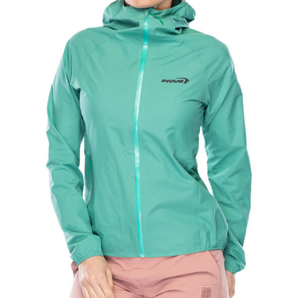 Kurtka przeciwdeszczowa Inov-8 Stormshell Fz v2 damska turkusowa