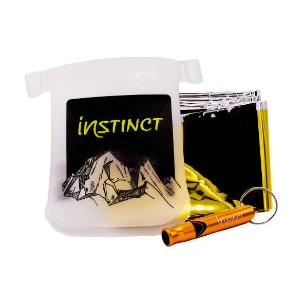 Zestaw Instinct Stash Pack folia nrc + gwizdek + kubek składany
