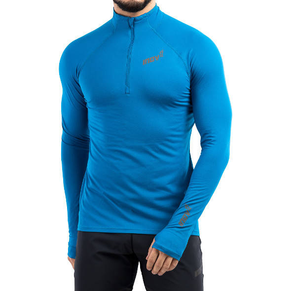 Bluza Train Elite Mid Half Zip niebieska męska 
