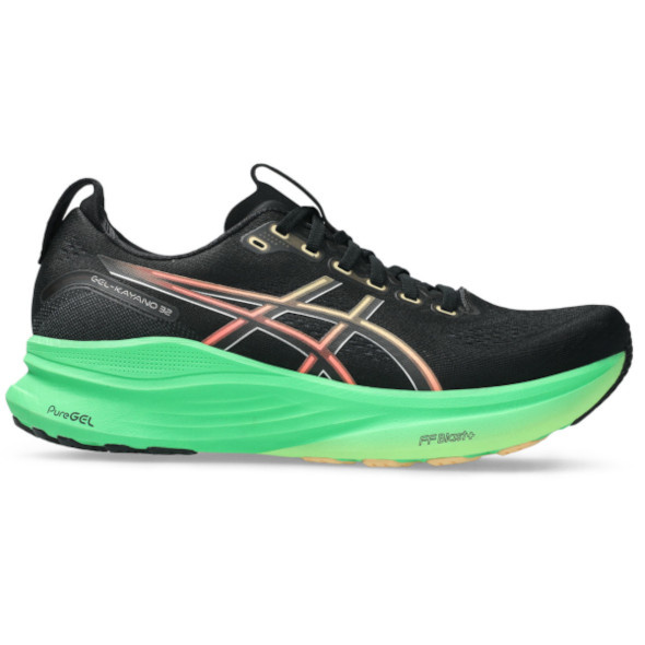 Buty Asics Gel-Kayano 32 czarno-zielone męskie SS26