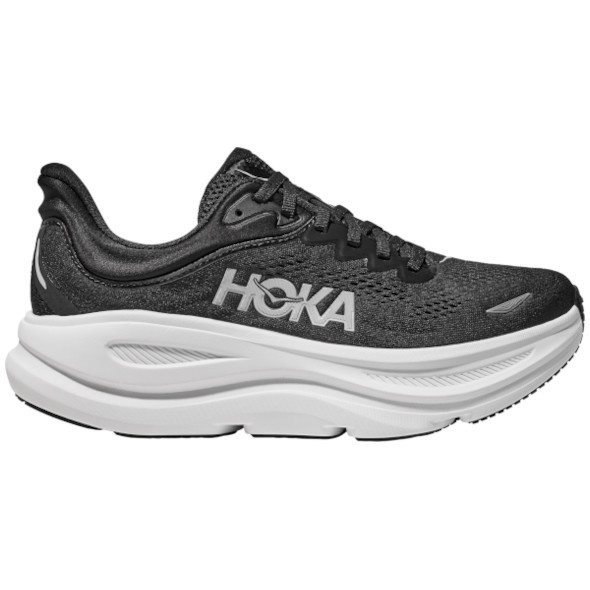 Buty Hoka Bondi 9 Wide (na szerszą stopę) czarno-białe (BWHT) męskie SS25