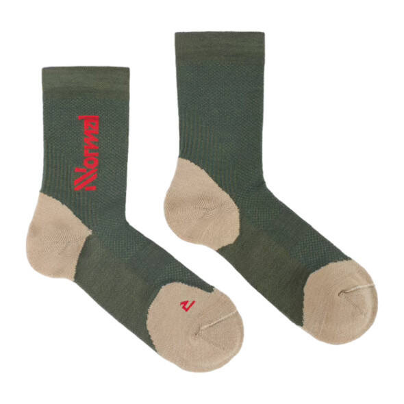 Skarpety NNormal Merino Socks 2 zielone