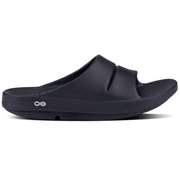 Klapki regeneracyjne Oofos OOahh czarne męskie 