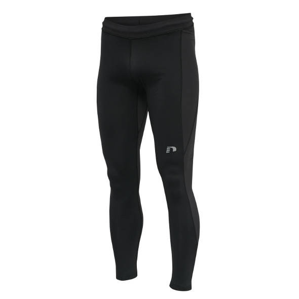 Legginsy Newline Core Warm Protect Tigths z panelem przeciwwiatrowym czarne męskie 