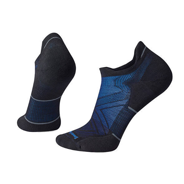 Skarpety Smartwool Run Targeted Cushion Low Ankle Pattern Socks czarno-niebieskie