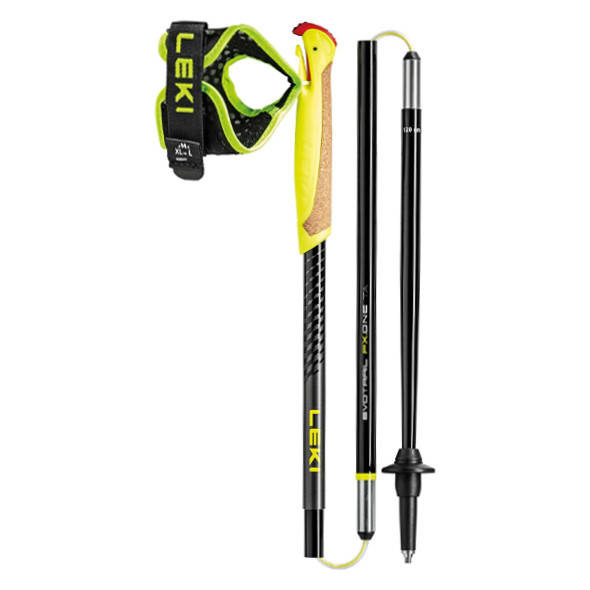 Kijki trekkingowe do biegania po górach Leki Evotrail Fx. One Ta czarne