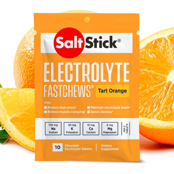 Pastylki do ssania Saltstick 10 szt. pomarańcza 