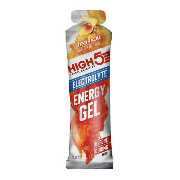Żel High5 Energy Gel Electrolyte Tropical 60g owoce tropikalne z elektrolitami