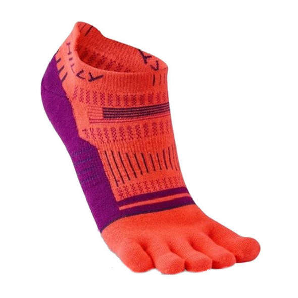 Skarpety Hilly Toe Socklet pomarańczowo-fioletowe
