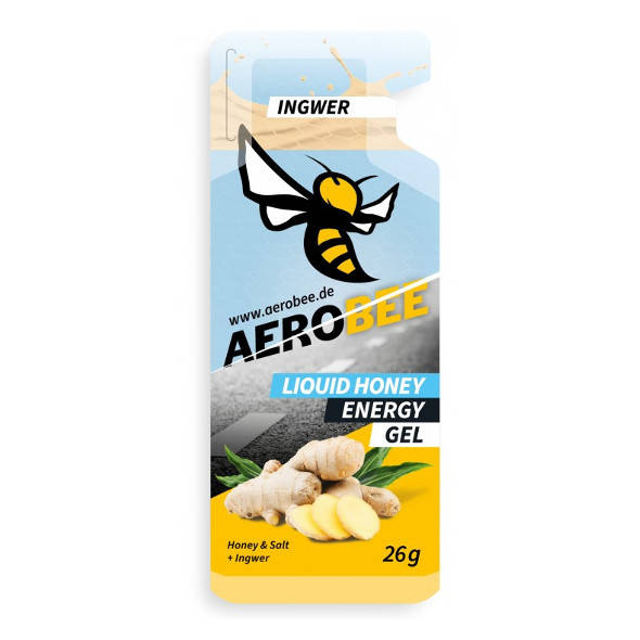 Żel Aerobee Liquid Honey Energy Gel 26g miód + imbir