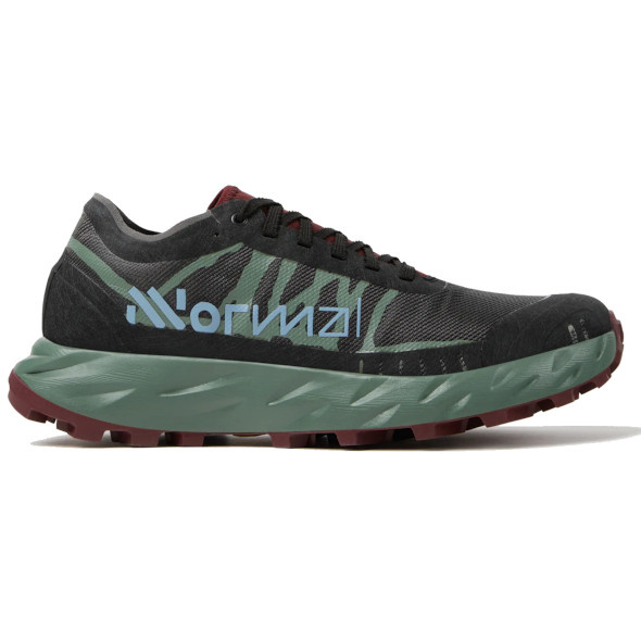 Buty NNormal Kjerag Brut czarno-zielone męskie AW25