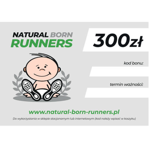 Bon / Voucher upominkowy Natural Born Runners 300 ZŁ