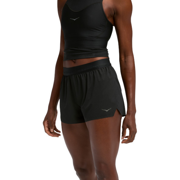 Spodenki Hoka Race Day Split Short damskie czarne